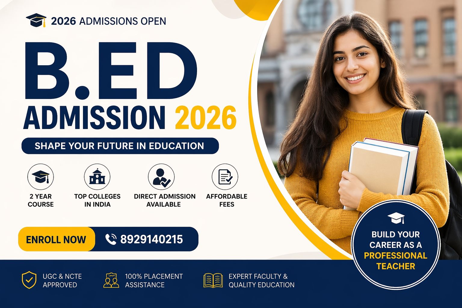 B.Ed Admission 2026